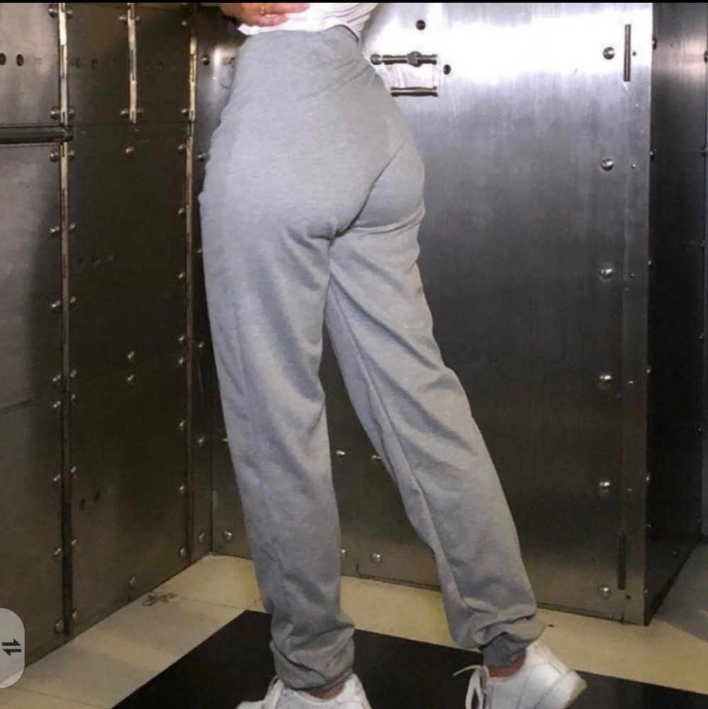 Gray Drawstring Joggers